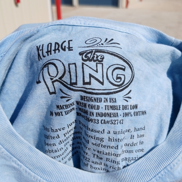 New without Tags THE RING BOXING T shirt size XL - Picture 3 of 3